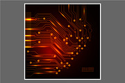 -50% Circuit boards backgrounds set, a Background Graphic by frost_newt (Thumbnail 11 of 11)