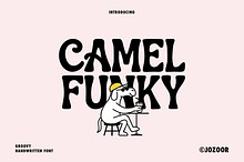 Camel Funky - Groovy Retro Font