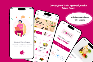 Grocery and T-Shirt eCommerce App