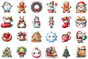 Cute Chubby Christmas Clipart, an Illustration by DreamPrint404 (Thumbnail 5 of 5)