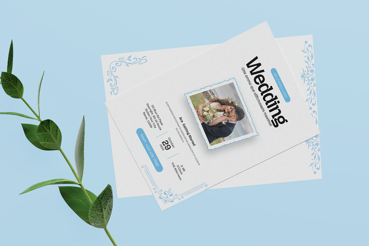 Funeral Program Template, an Invitation Template by Creatiya Type (Photo 3 of 6)