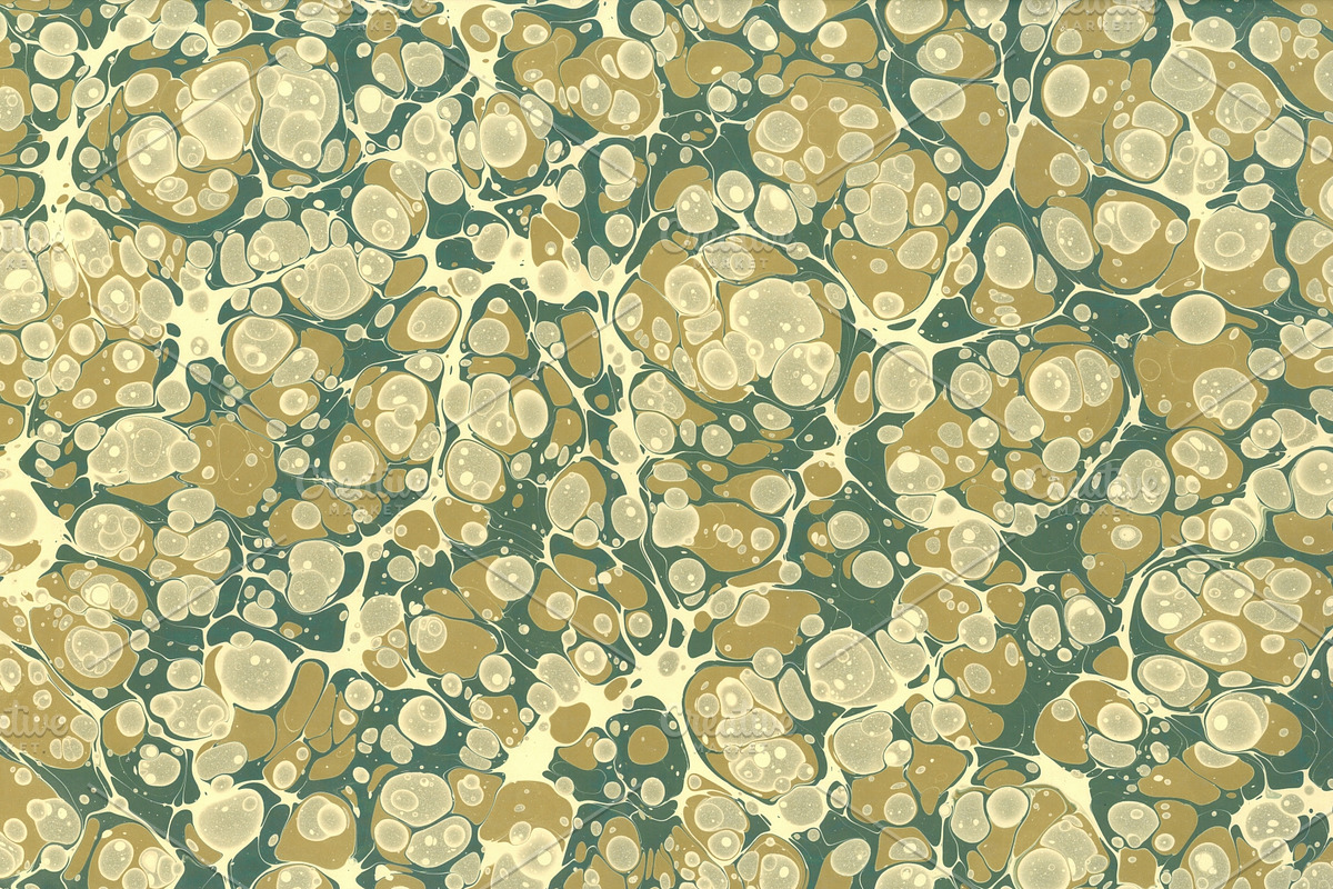 3 Hand Marbled Papers Flyleaf, a Texture Graphic by Marblingdom (Photo 4 of 5)