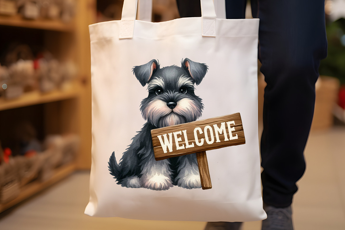 Miniature Schnauzer Dog Clipart, an Illustration by Rose Art (Photo 7 of 7)