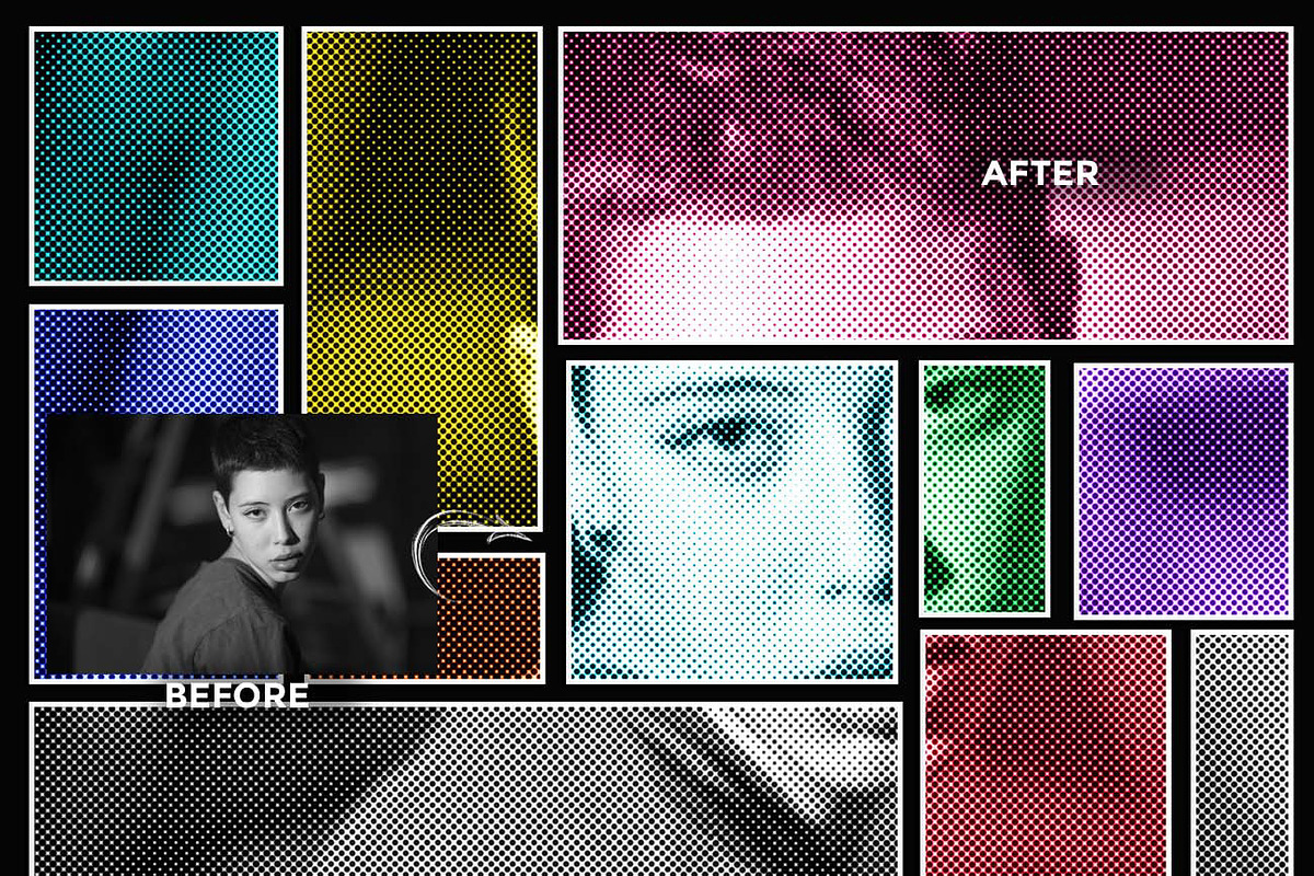 HALFTONE X Experimental Halftone, an Action Add-On by Studio Retouch (Photo 25 of 63)