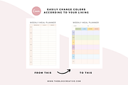 Recipe and Meal Planner Canva, a Magazine Template by The Blog Creative (Thumbnail 5 of 7)