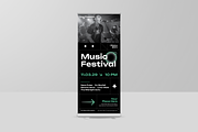 Music Fest Roll Up Banner, a Print Template by Annora Studio (Thumbnail 4 of 6)