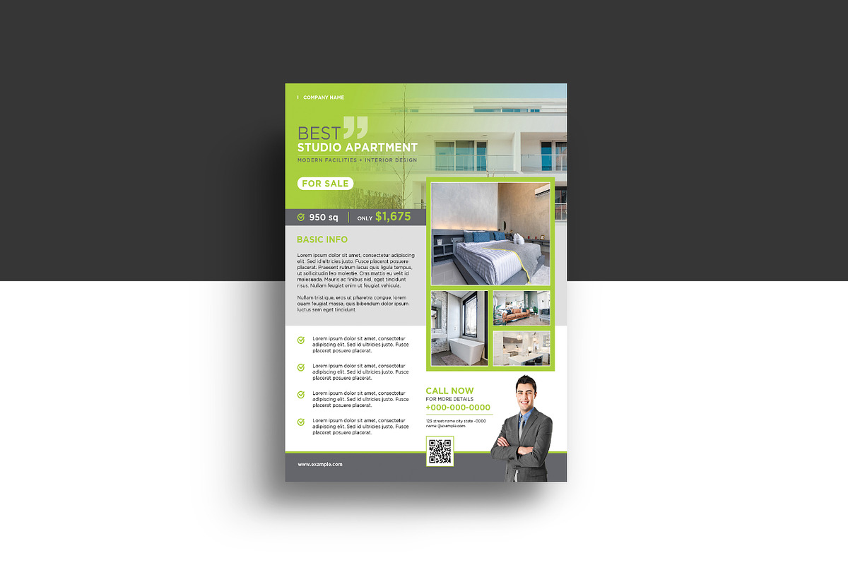 Real Estate Flyer Template, a Flyer Template by crazyOWL (Photo 2 of 4)