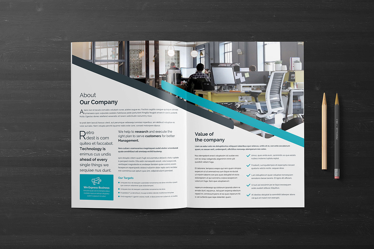 Company Profile Business Brochure, a Brochure Template by Divergent Studio (Photo 3 of 8)