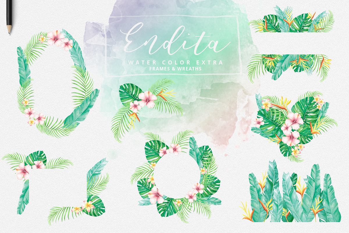 Endita Handwritten Font and Extras, a Script Font by endita (Photo 11 of 12)