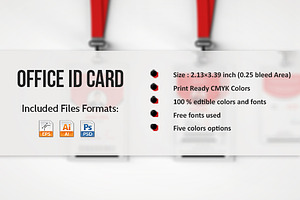 Office ID Card Template