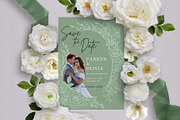 Rose Save the Date Template, an Invitation Template by Shwet Art (Thumbnail 2 of 7)