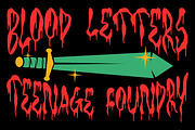 TF Bleedwax, a Handwritten Font by TeenageFoundry (Thumbnail 4 of 6)
