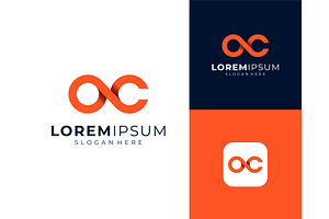 Letter OC Infinity Modern Logo, a Branding & Logo Template by ika trisiana