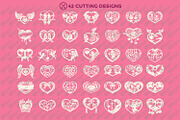Valentine's Day Love Sign Cutting, a Decorative Illustration by defarmerdesign (Thumbnail 3 of 5)