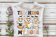 Teaching My Boos Halloween PNG, an Illustration by Craft Nest (Thumbnail 4 of 7)