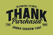 Urban Shadow a Modern Sport Font, a Sans Serif Font by Blankids Studio (Thumbnail 13 of 13)