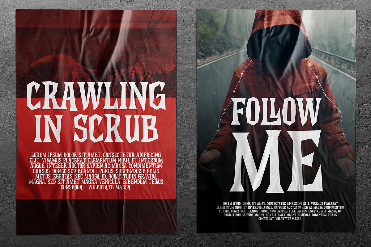 Blinders - Display Serif Font, a Serif Font by overlaytemplates (Photo 2 of 5)