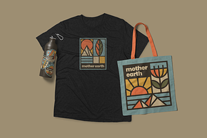 Mother Earth Badge Pack