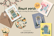 House-Porch, a Seasonal Illustration by Collection by VY (Thumbnail 1 of 7)
