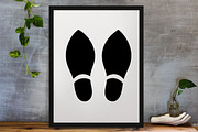 Footprint Silhouette SVG, a Texture Illustration by newminddesign (Thumbnail 3 of 3)