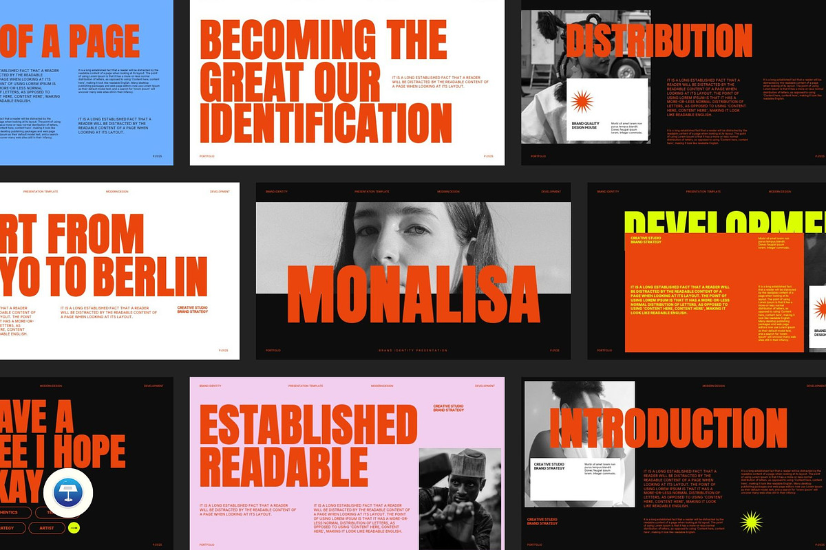 Monalisa - Brand Strategy Keynote, a Presentation Template by Creatorism (Photo 1 of 10)