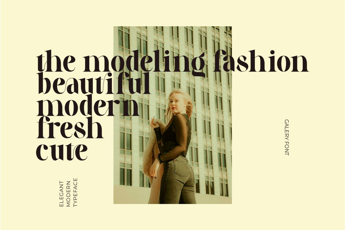 Galery - Elegant Modern Typeface, a Serif Font by suhadidesign (Photo 10 of 15)