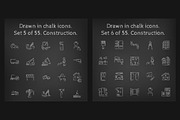 1100 Chalkboard vector icons pack, an Outline Icon by Visual Generation (Thumbnail 6 of 31)