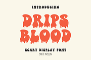 Drips Blood, a Handwritten Font by SaktiAvellin (Thumbnail 1 of 7)