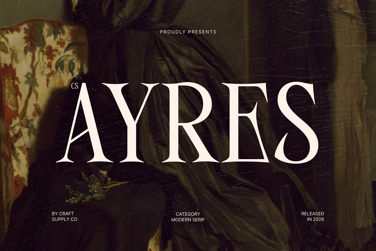 CS Ayres – Contemporary Serif Font, a Serif Font by Craft Supply Co. (Photo 1 of 8)