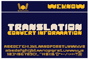translation font, a Font by weknow (Thumbnail 1 of 5)