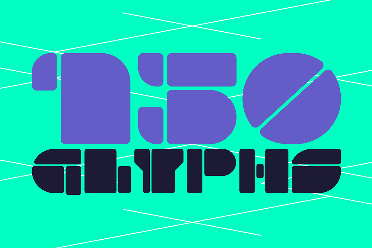 Quo Duo-Geometric display typeface preview 8