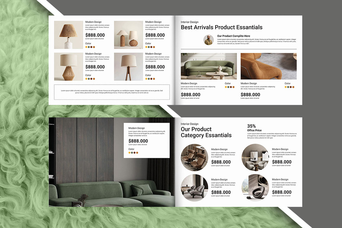 Interior Design Catalog Landscape, a Brochure Template by yanindesign (Photo 4 of 6)