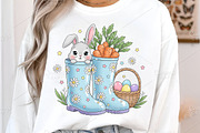 Easter Cowboy Boots PNG, an Illustration by Canvas Craft (Thumbnail 4 of 6)