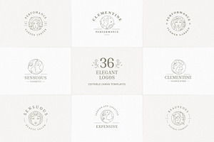 36 Elegant Logo Templates | Canva, a Branding & Logo Template by Vasya Kobelev