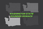 Washington State Mosiac Rounded, an Object Graphic by Graticle (Thumbnail 1 of 2)