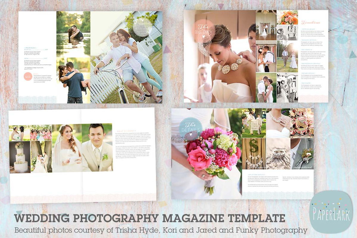 PG004 Wedding Photography Magazine, a Magazine Template by Paper Lark (Photo 2 of 4)