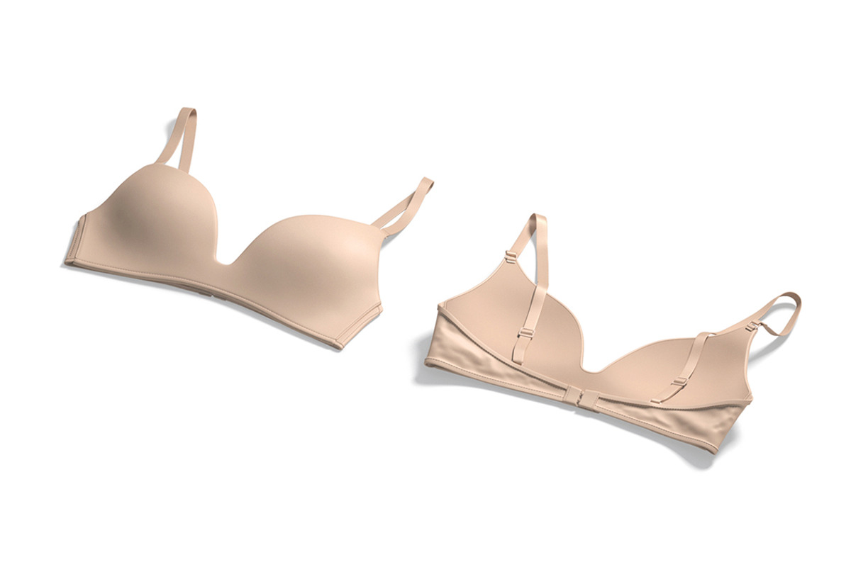 Women's Beige Pink Bra 3D Model, an Object 3D Model by rebrandy (Photo 2 of 8)