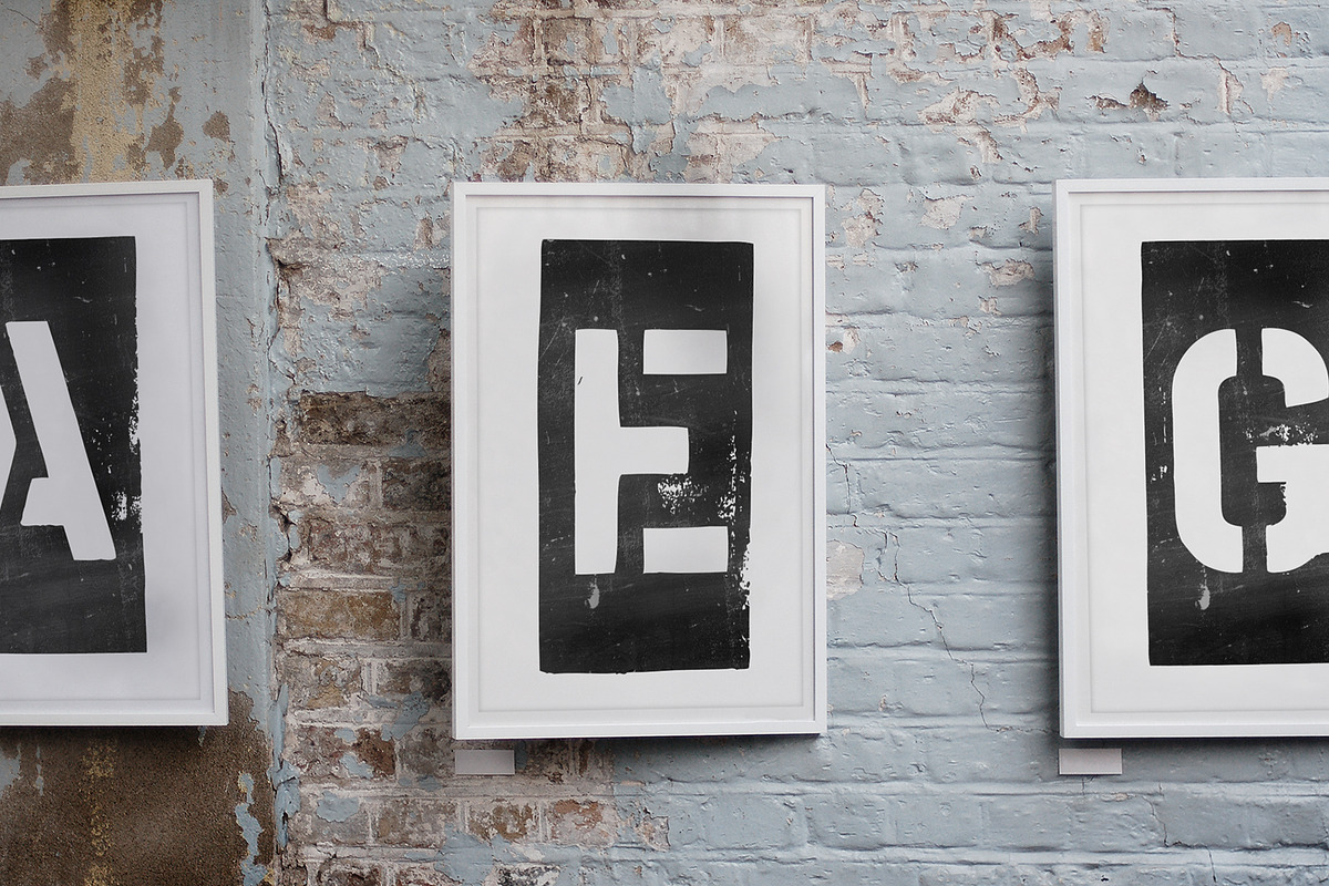 Sparque - Stencil Font, a Font by Craft Graphic Type (Photo 3 of 8)