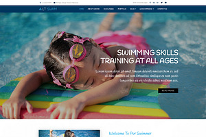 LT Swim Onepage WordPress Theme