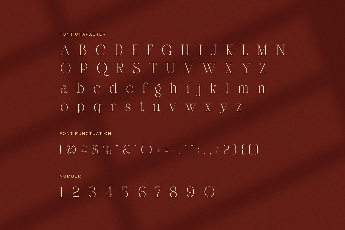Roslia Elegant Ligature Serif Font, a Serif Font by Graphicxell (Photo 7 of 8)