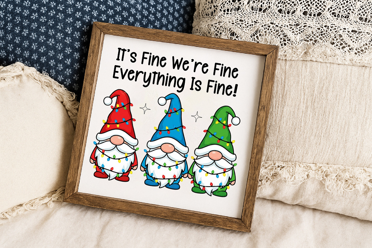 It's Fine We're Fine Everything is F, an Illustration by Libby Wishes (Photo 6 of 6)