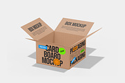 Cardboard Box Mockup, a Packaging Mockup by Unerispace (Thumbnail 3 of 3)