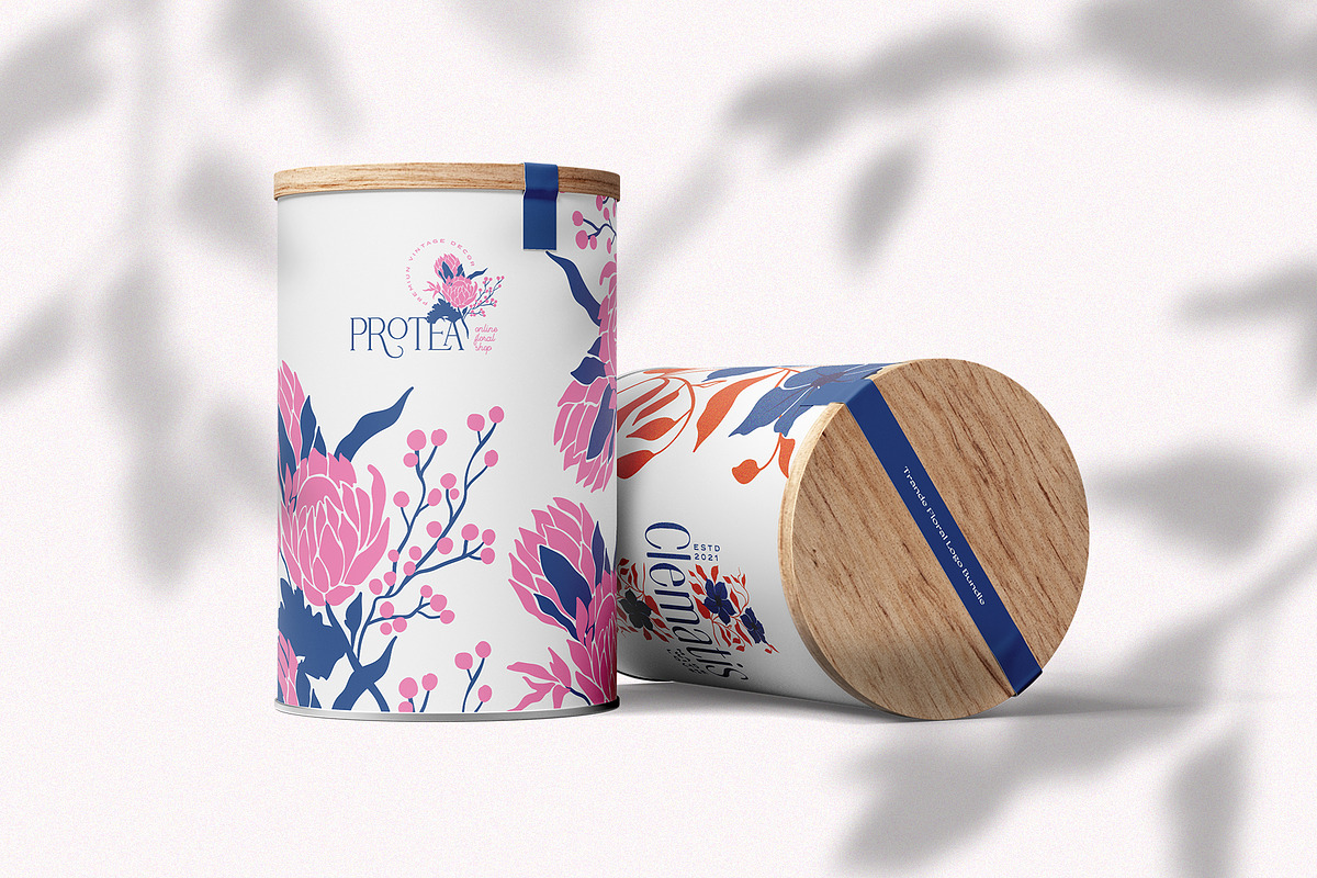 Trendy Flora Logo Kit, a Branding & Logo Template by KetteCreate (Photo 6 of 18)