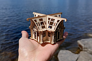 Small 3d Greenhouse - Laser Cut File, an Object Graphic by VectorPainter (Thumbnail 8 of 14)