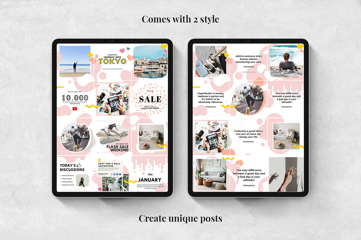 Instagram Liquid Puzzle, a Social Media Template by Analogi Studio (Photo 3 of 11)