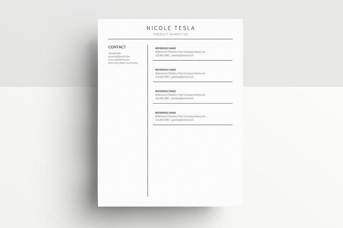 Google Docs Resume Template, a Resume Template by MioDocs (Photo 6 of 7)