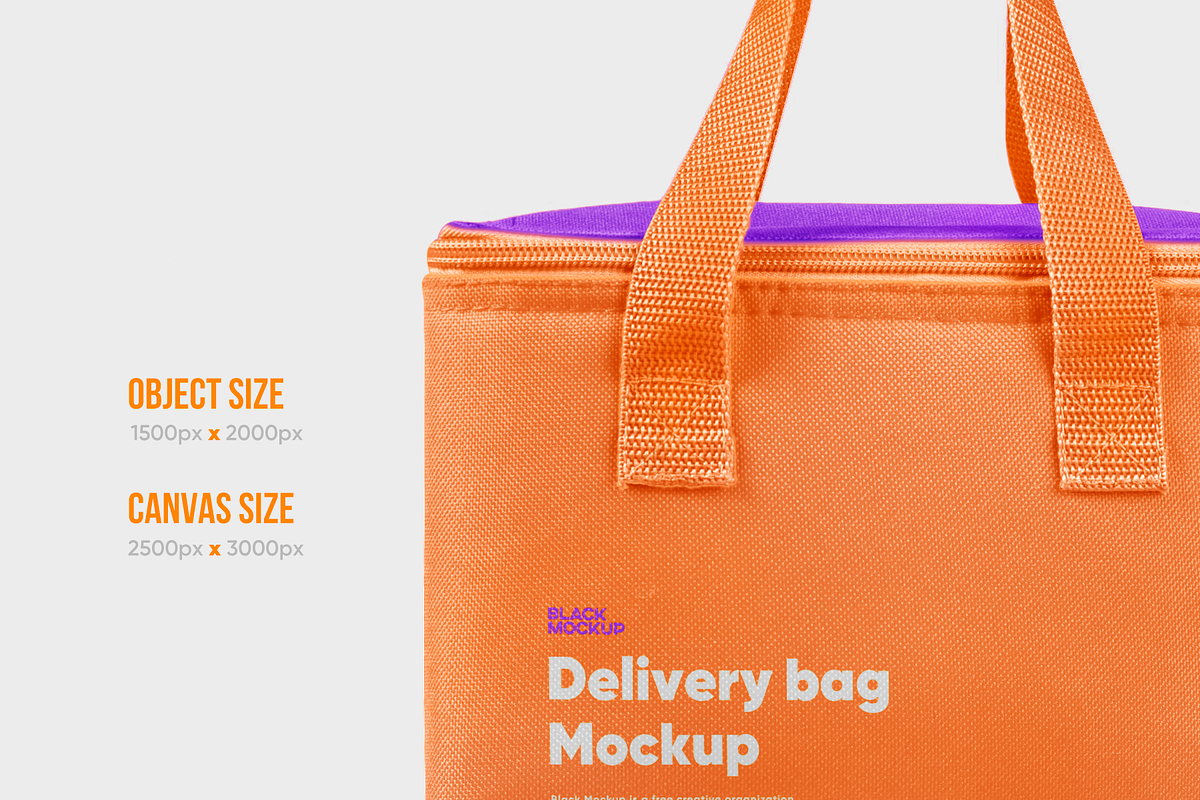 Delivery Bag Mockup, a Packaging Mockup by BlackMockup (Photo 2 of 8)
