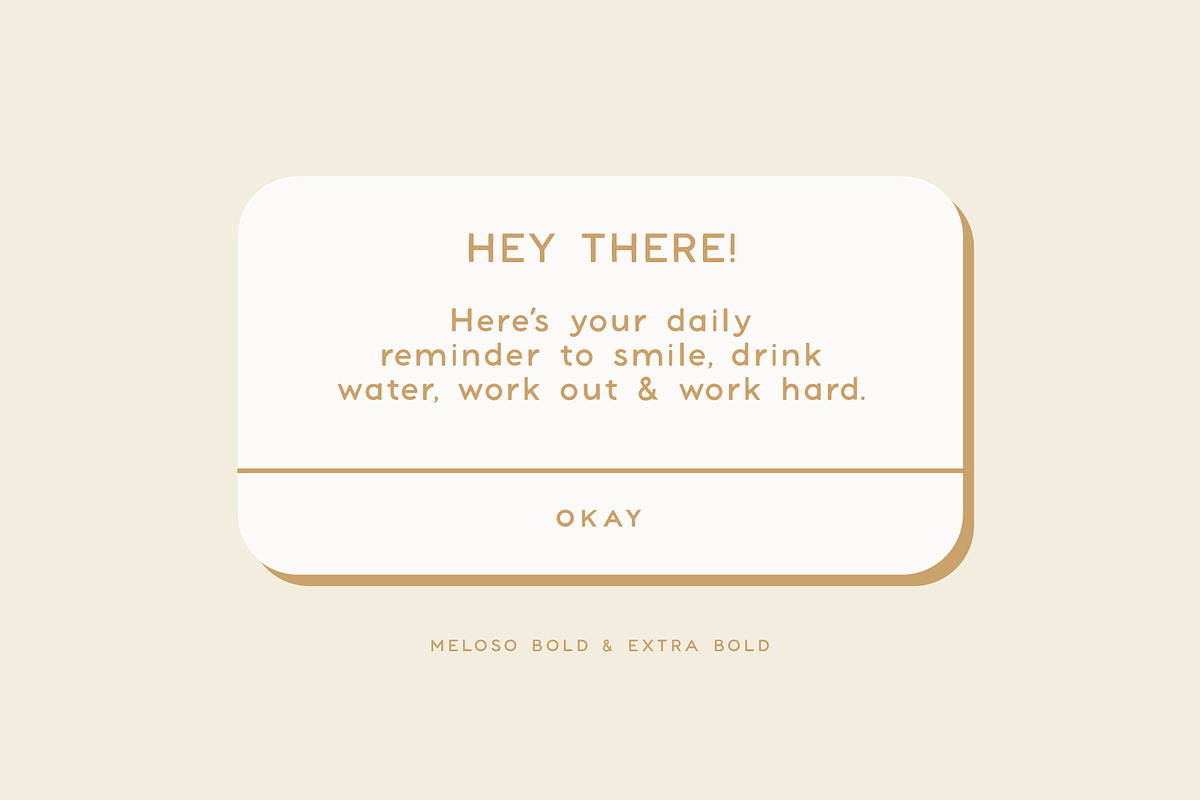 Meloso Variable Hand Drawn Typeface, a Sans Serif Font by Rachel Kick (Photo 7 of 12)