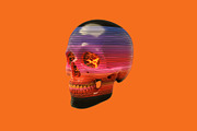 3 Vibrant Striped Skull Art, an Object Illustration by StockVerse Creative (Thumbnail 4 of 4)