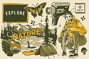 Oregon Campout: Patterns + Graphics, a Pattern Graphic by Bruised Goods (Thumbnail 6 of 21)